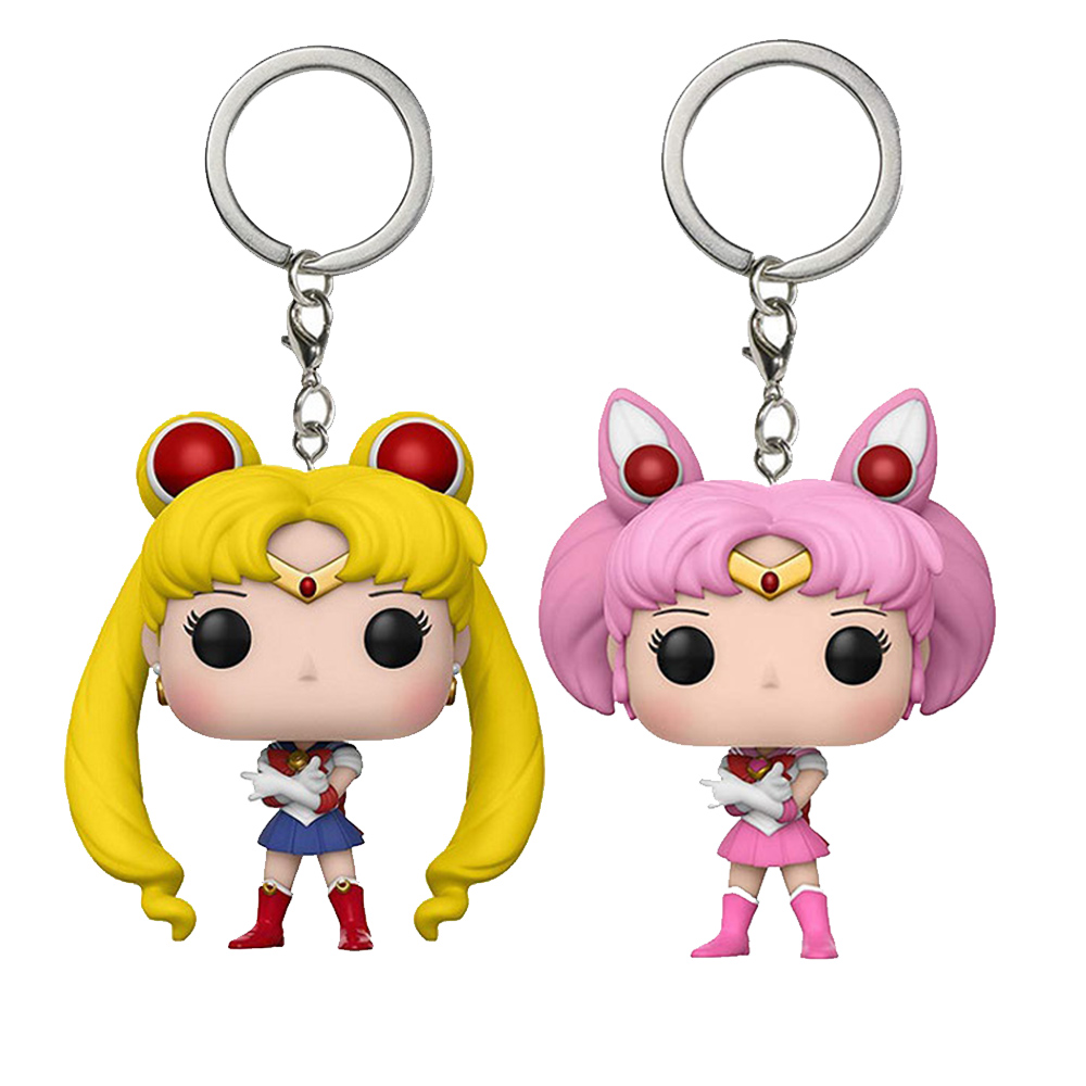 Car Accessories For Women - Porte-clés Anime Sailor Moon, figurine mignonne,