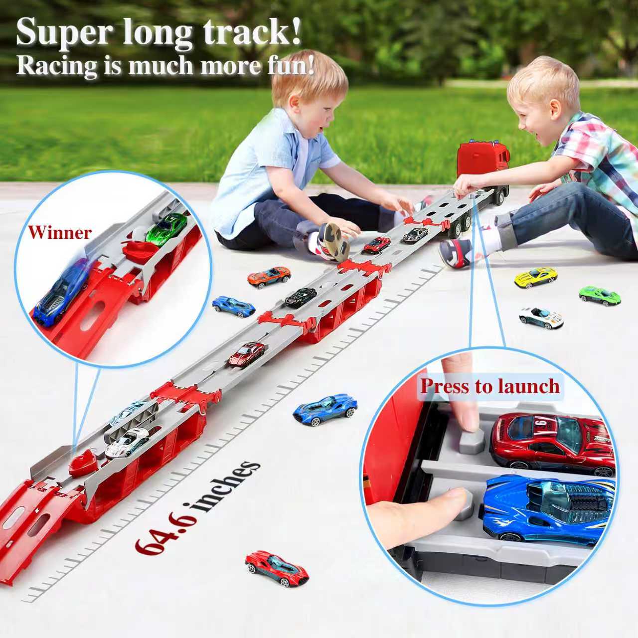 Car Accessories For Boys - Camion de transport de voitures pliable
