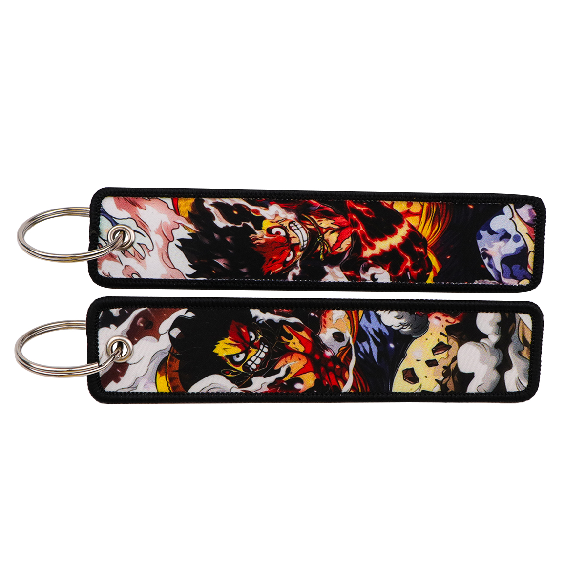 Car Accessories For Women - Porte-clés brodés Anime Pirate, étiquettes de