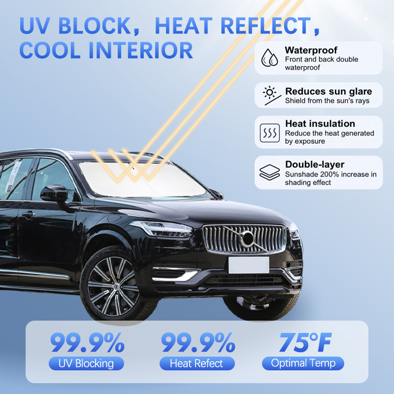 Volvo Car Accessories Xc90 - Pare-soleil de pare-brise de voiture pour