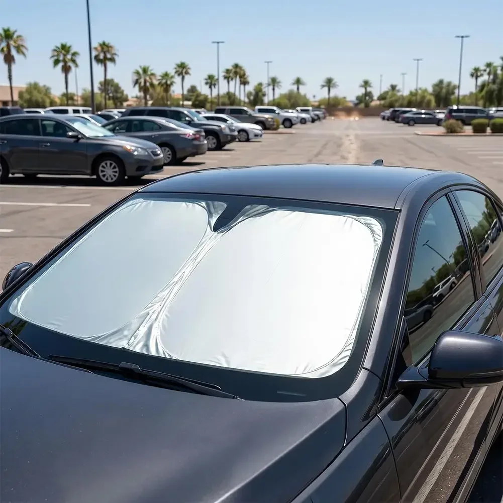 Car Accessories For Interior - Pare-soleil de voiture pour pare-brise avant,