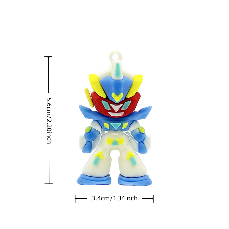 Porte-clés en silicone Gundam, - Car Accessories For Boys avis et prix
