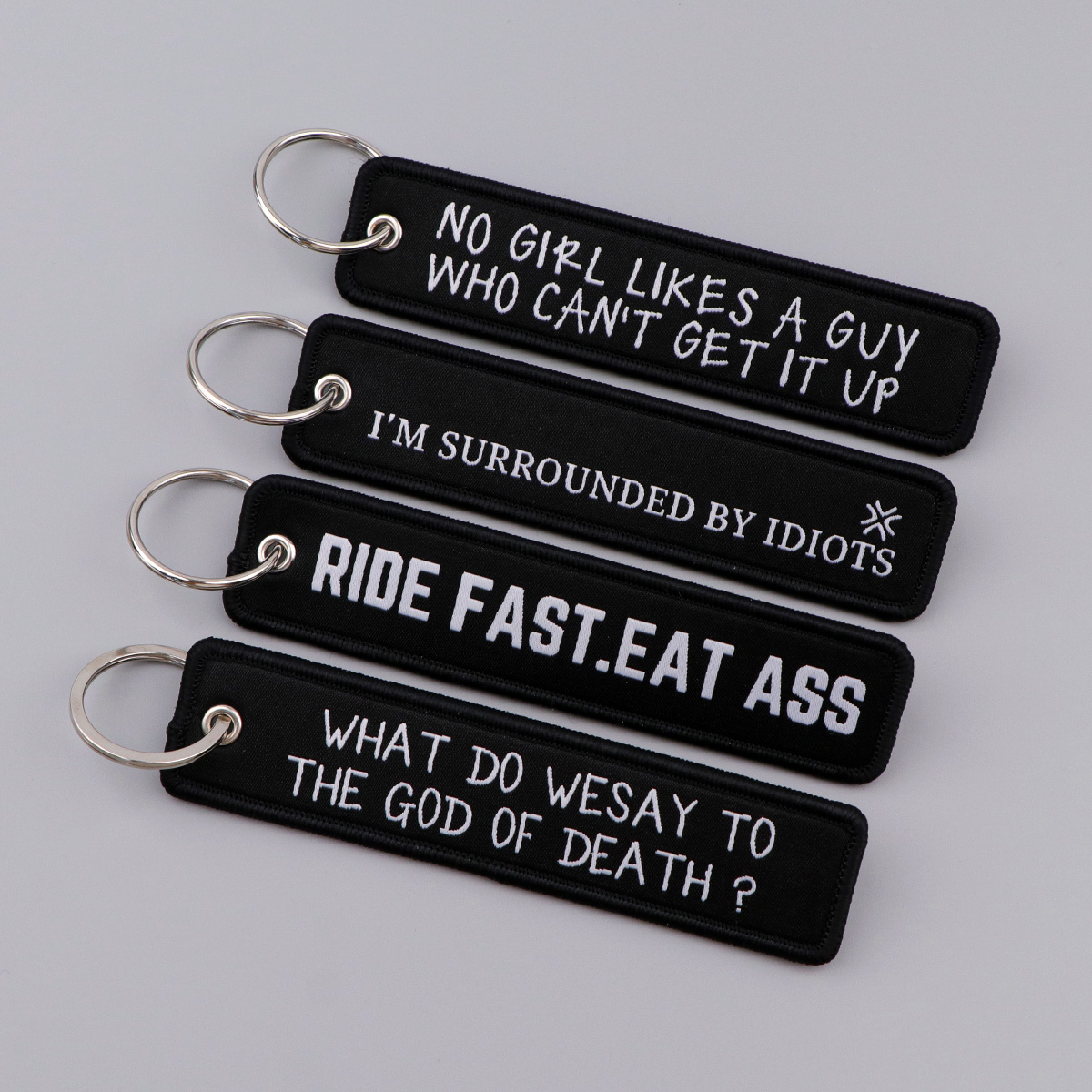 Porte-clés brodés avec citatio - Car Accessories For Women avis et prix